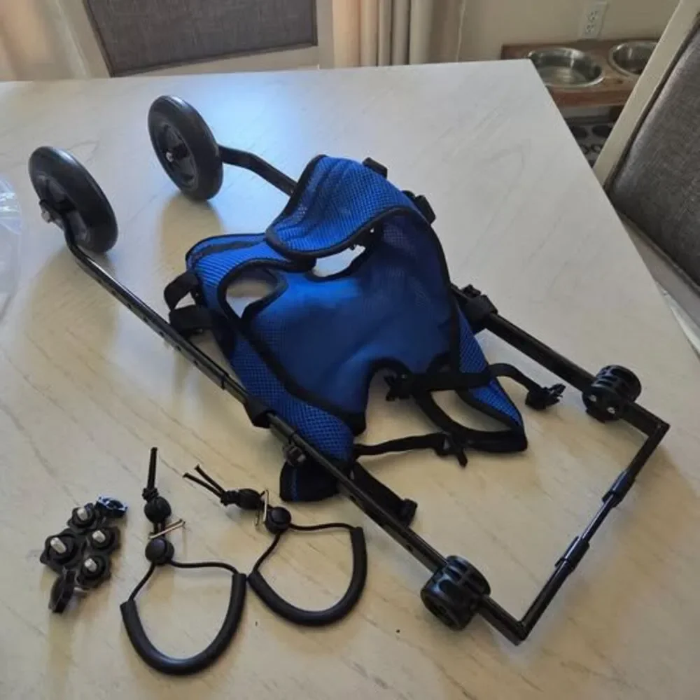 Adjustable Small Dog Wheelchair - Mobility Aid for Disabled Pets